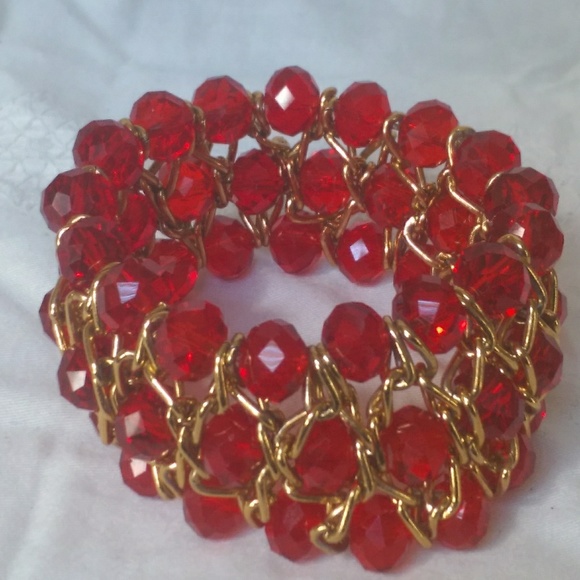 Stretch bracelet handmade with crystal beads - Picture 8 of 8